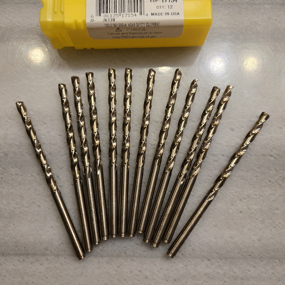 Jobber Drill; #16 Dia. × 0.177″ Shank Dia. × 3-3/8″ OAL × 2-3/16″. MORSE